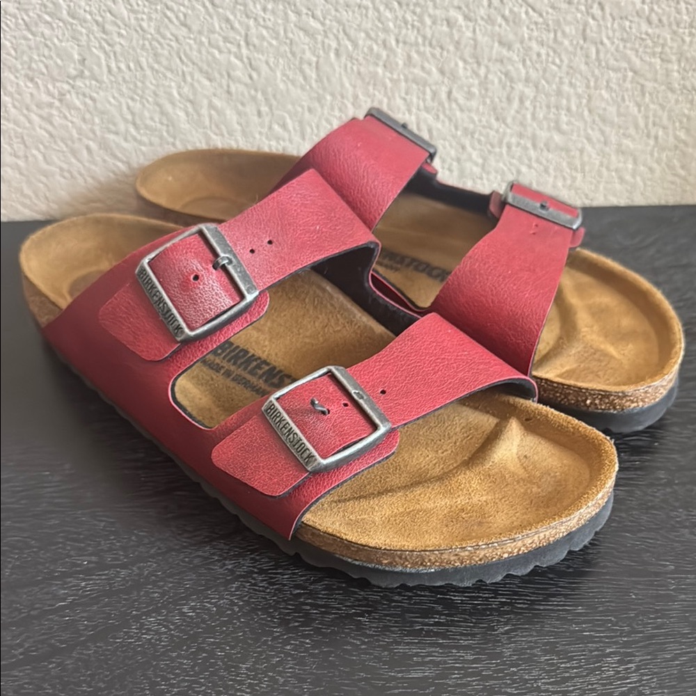 Birkenstock Arizona Leather Women’s Sandals  Soft Footed Size 11/42